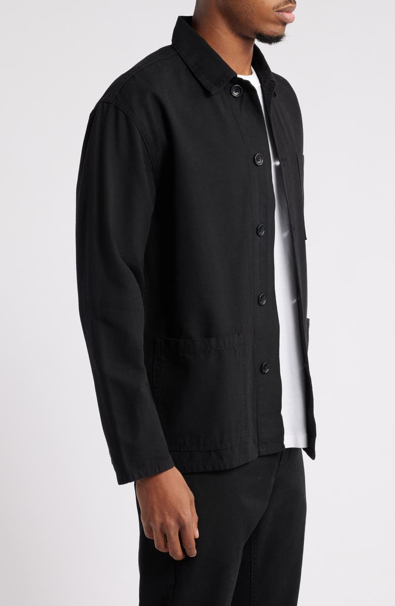 Service Works Cotton Canvas Chore Coat, Alternate, color, Black