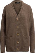 Lauren Ralph Lauren Long Wool Blend Cardigan