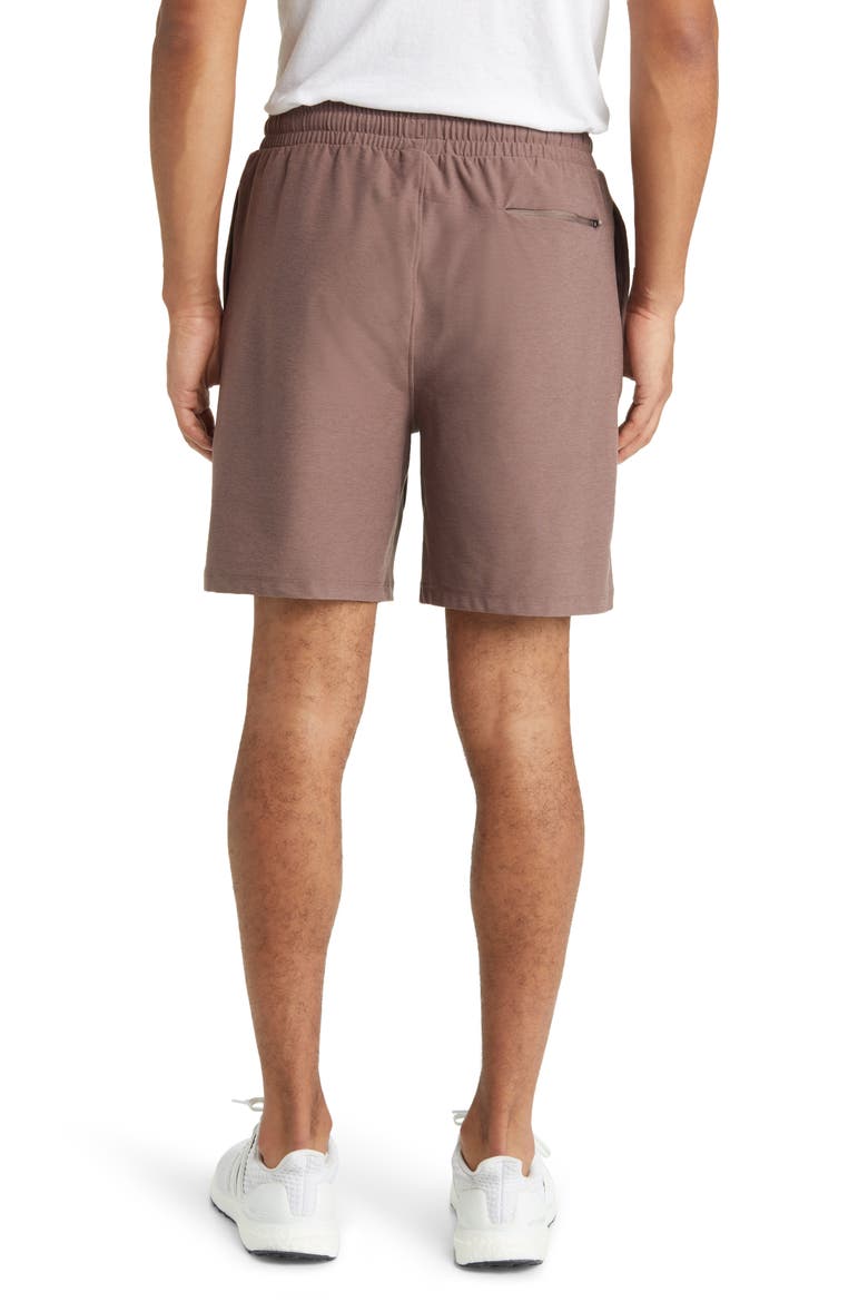 Take It Easy Sweat Shorts, Alternate, color, TRUFFLE HEATHER