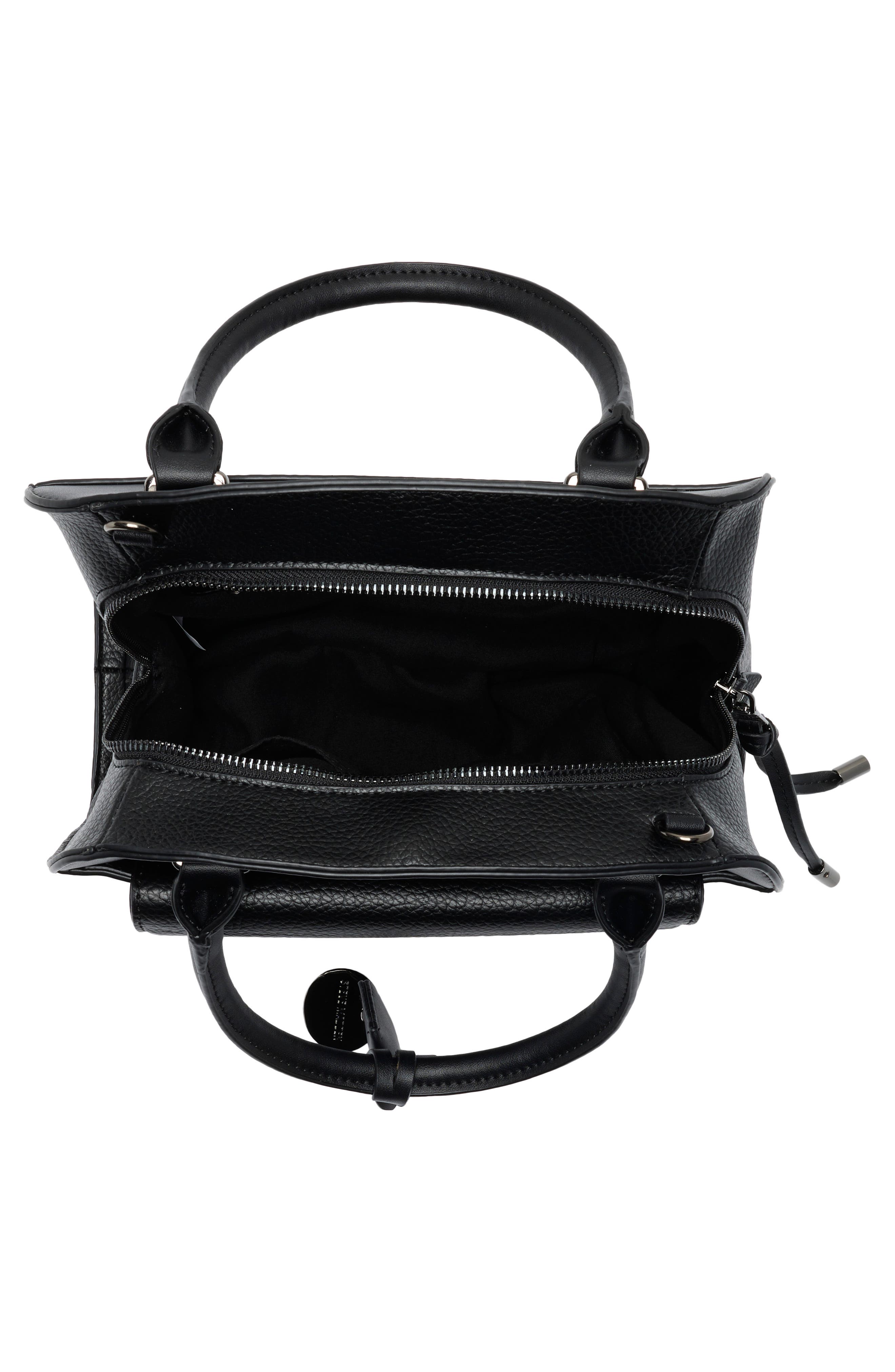 Steve Madden Donegal Satchel, Alternate, color, Black Pebble