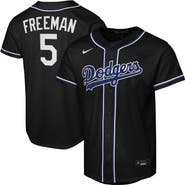 Nike Youth Nike Freddie Freeman Black Los Angeles Dodgers Fashion Replica Player Jersey