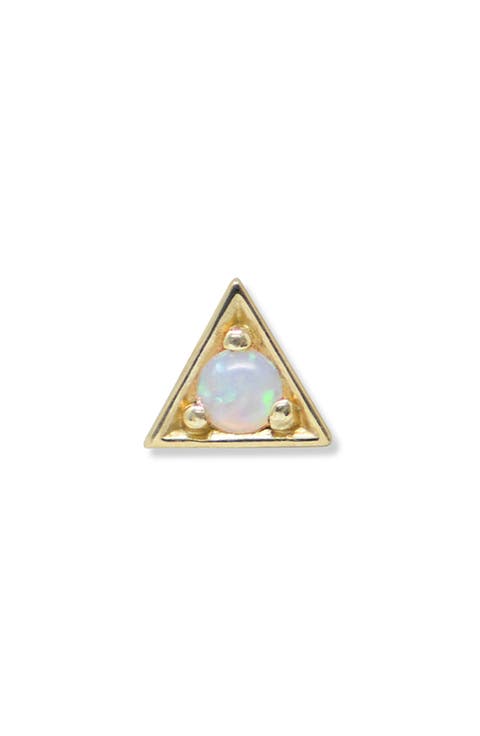 Cleo Single Triangle Stud Earring