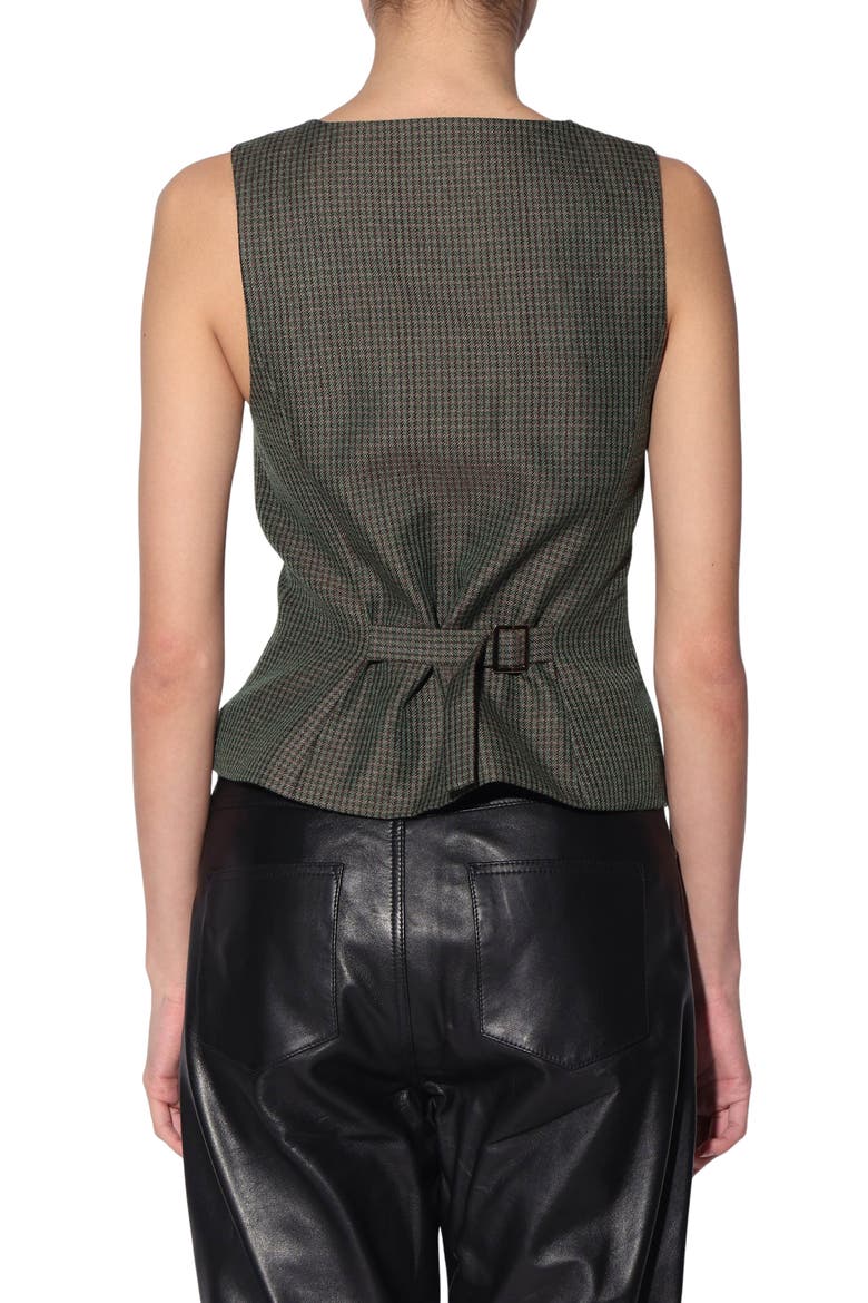 Maurene Tailored Vest, Alternate, color, MINI CLOVER CHECK