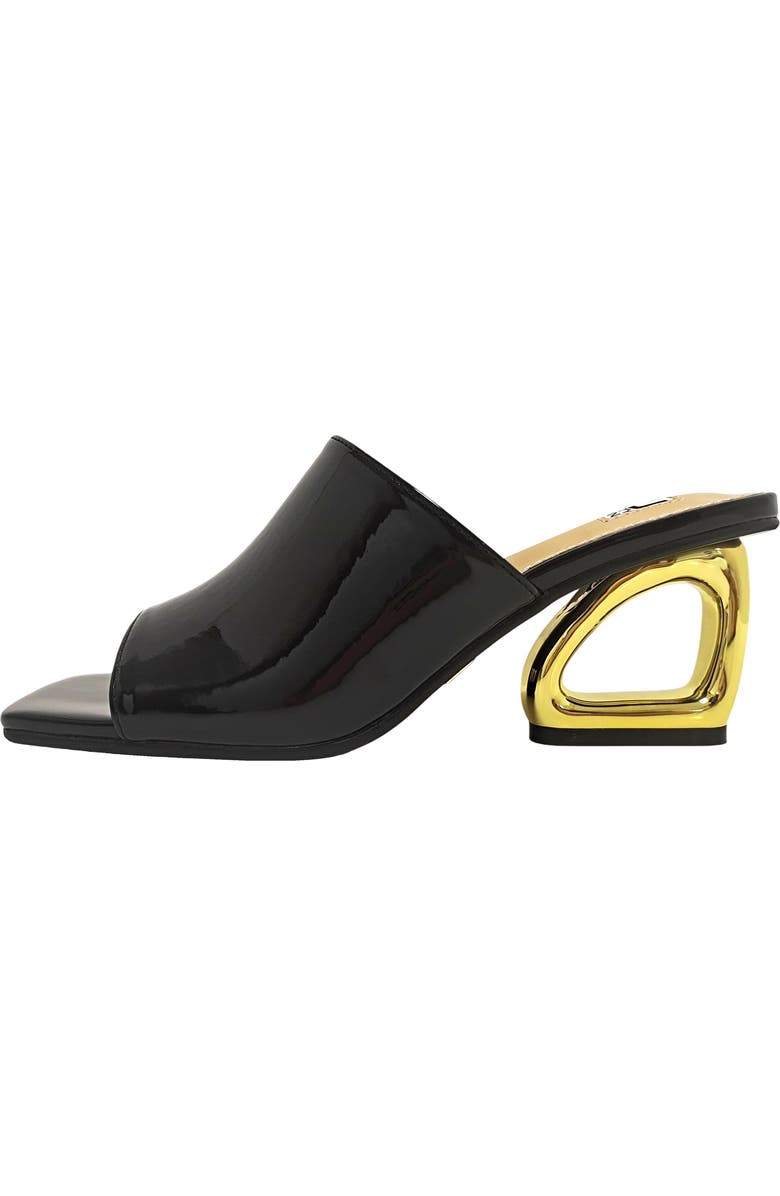 NINETY UNION Florence Square Toe Mule, Alternate, color, Black