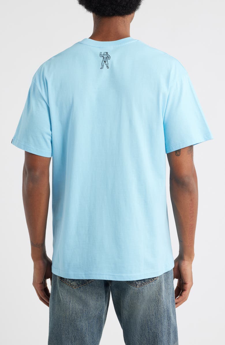 Billionaire Boys Club BB Helmet Head Cotton Graphic T-Shirt, Alternate, color, Baltic Sea