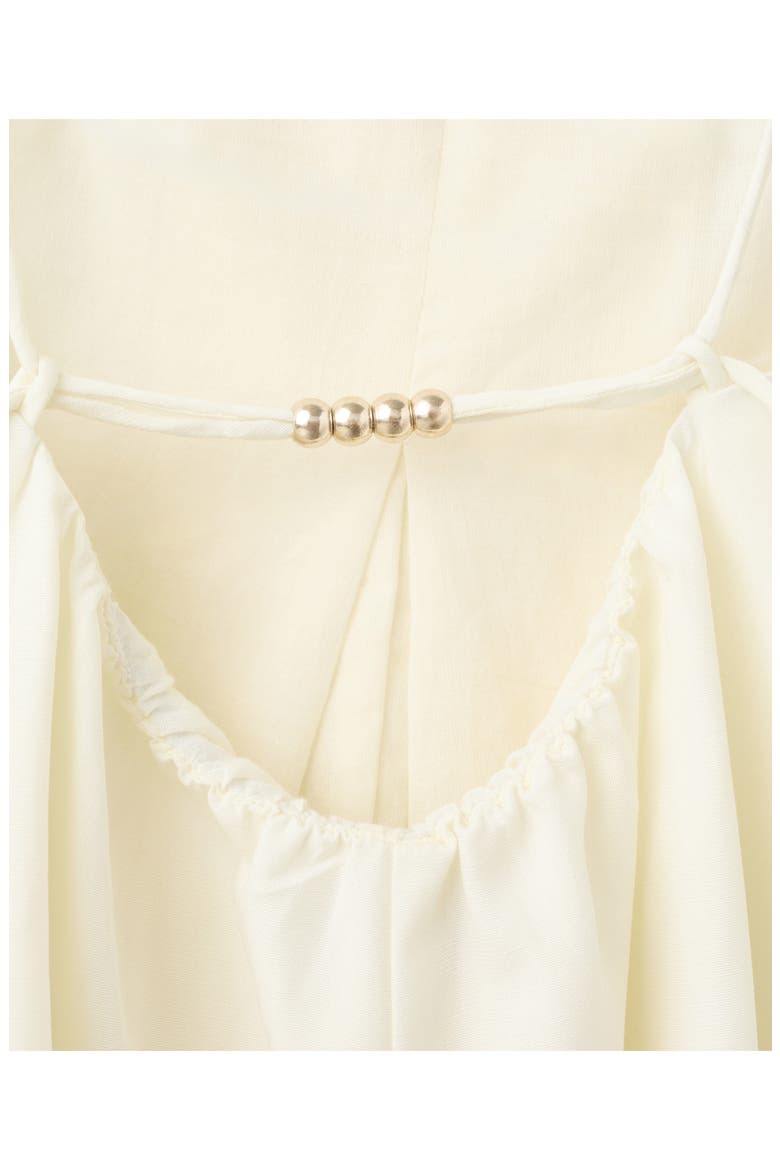 Open Back Straight Jumpsuit, Alternate, color, ECRU