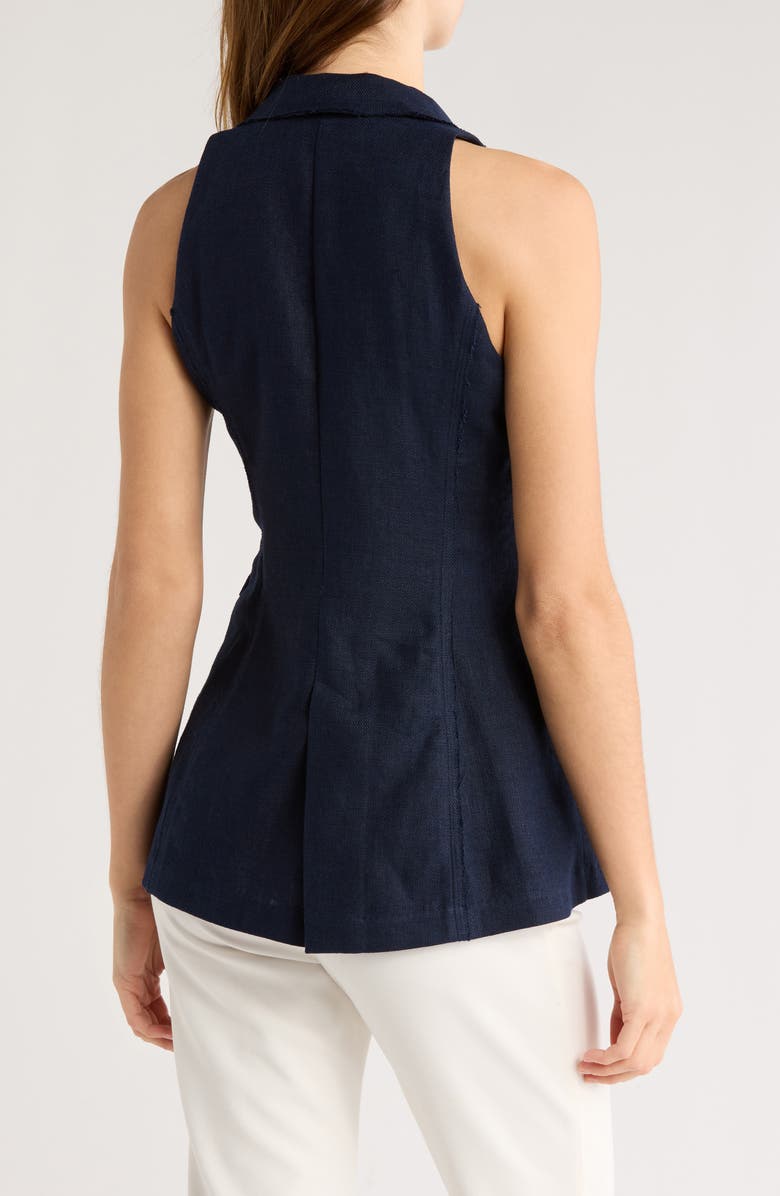 Ramy Brook Paloma Exposed Seam Vest, Alternate, color, Spring Navy