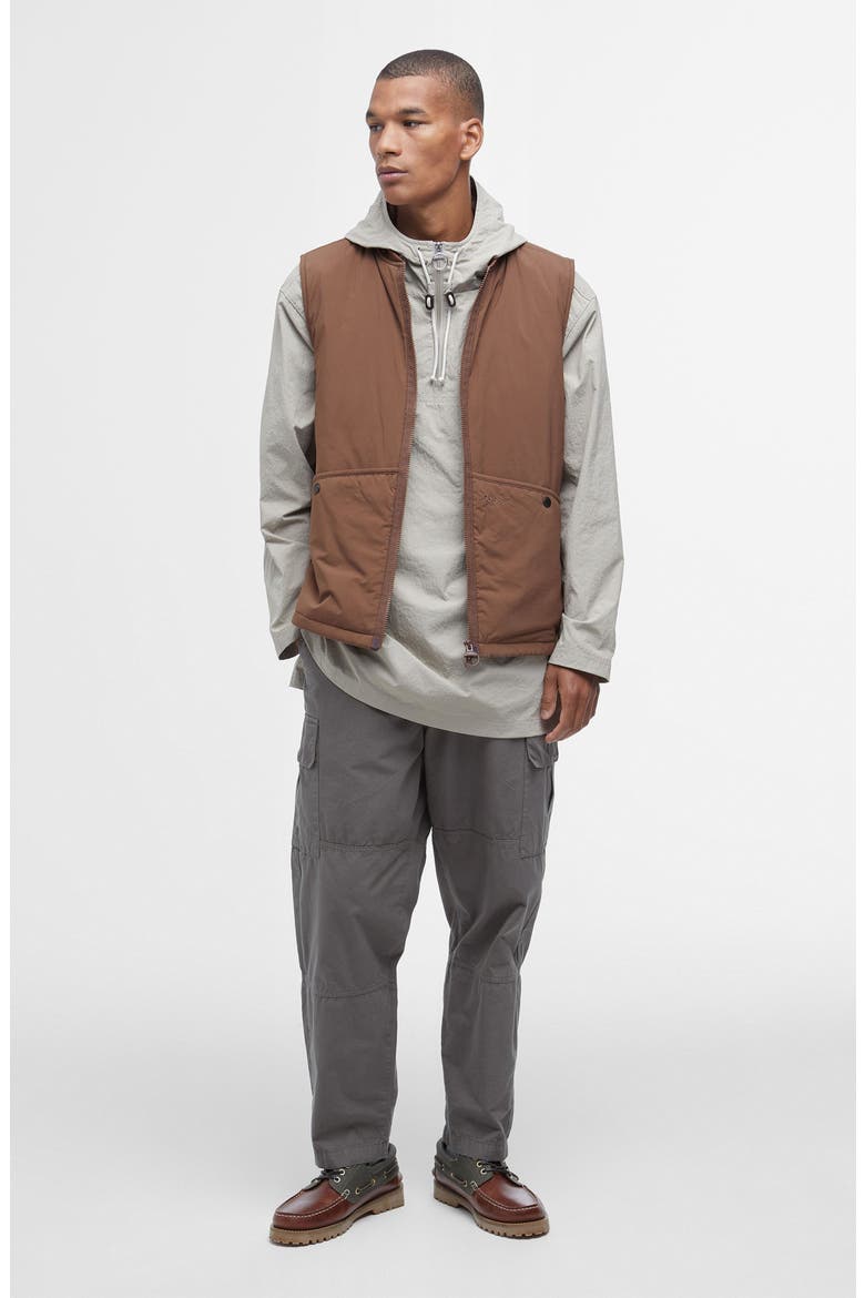 Bomber Zip Vest, Alternate, color, REDWOOD