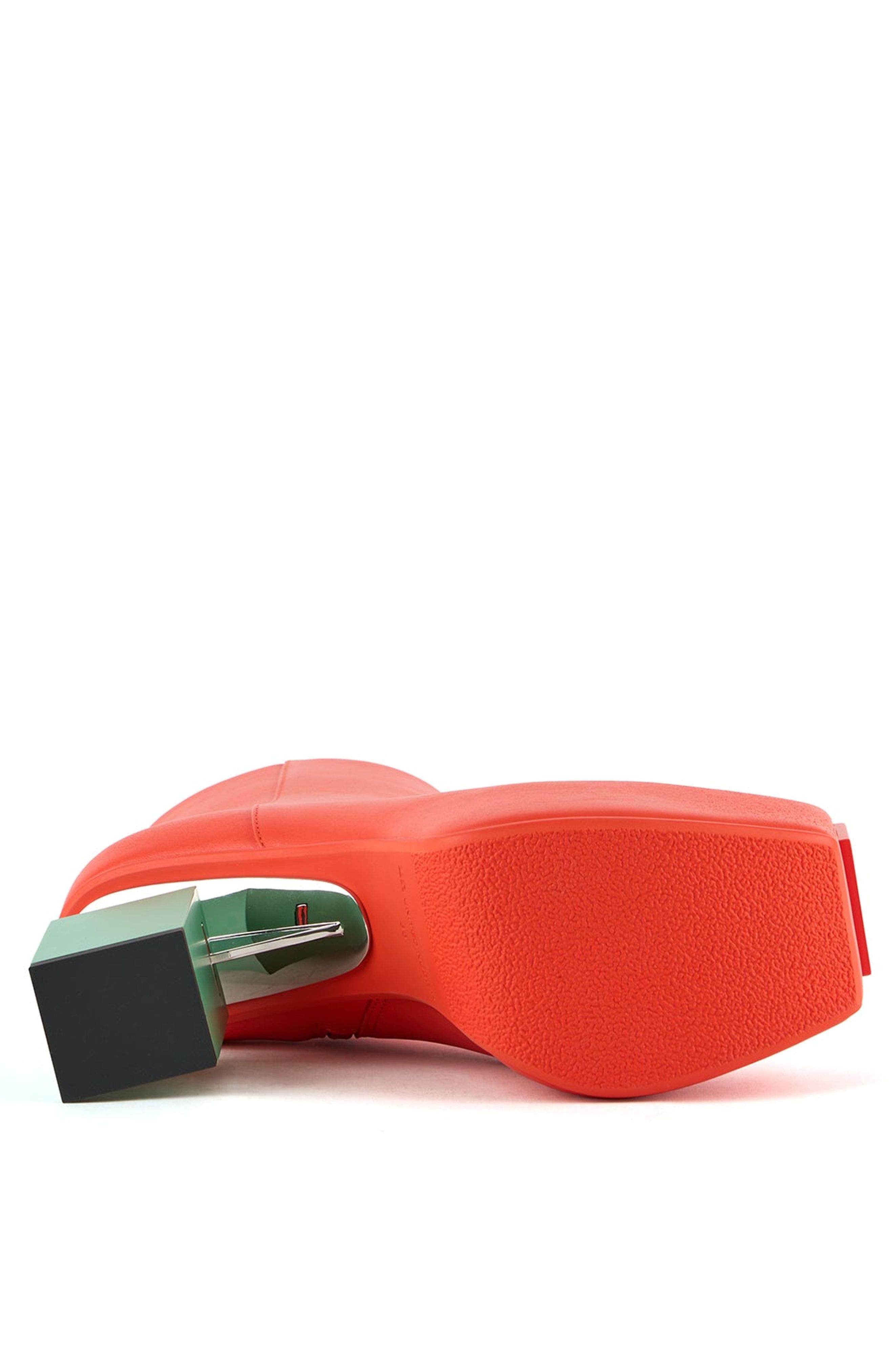 United Nude Cubist Bootie, Alternate, color, Flame Mix