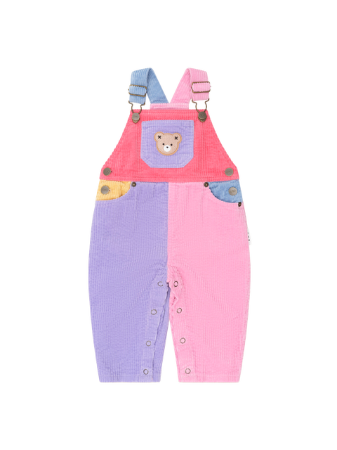 Colour Block Girl Cord Overalls (Toddler, Little Kid, Big Kid)