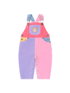 Huxbaby Colour Block Girl Cord Overalls