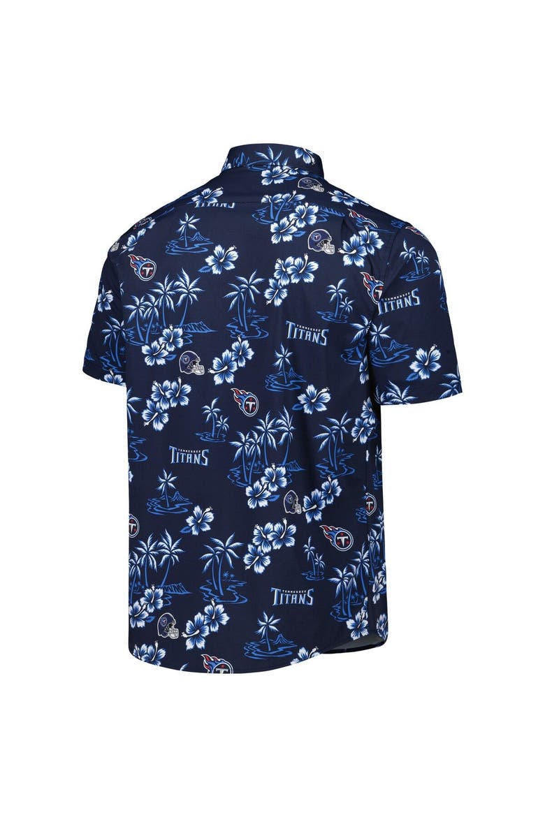 Men's Reyn Spooner Navy Tennessee Titans Kekai Button-Up Shirt, Alternate, color, Navy