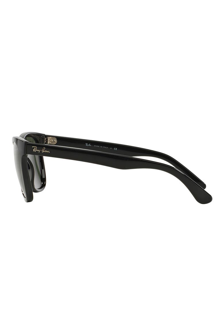 54mm Wayfarer Sunglasses, Alternate, color, DARK GREY/BLACK