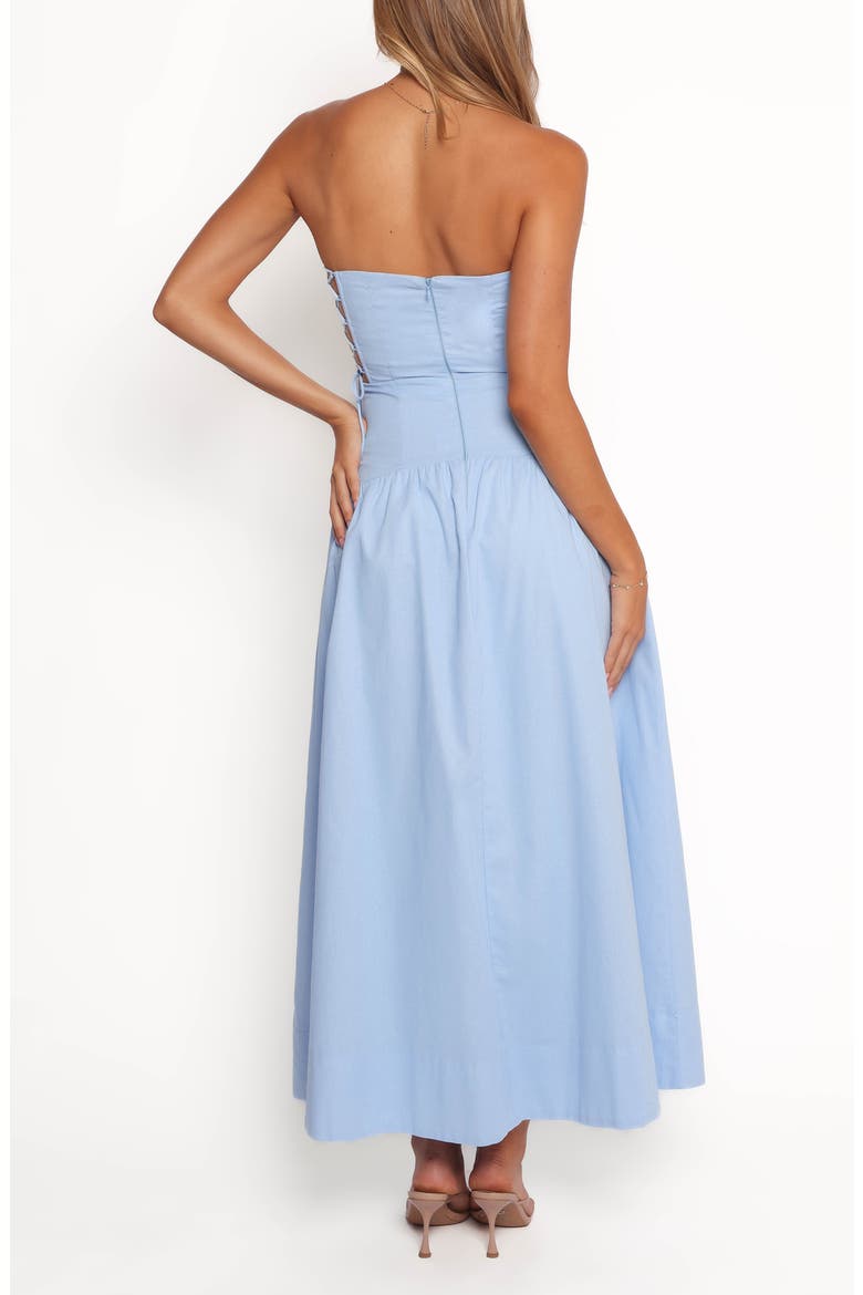 Maude Sleeveless Fit & Flare Dress, Alternate, color, BLUE