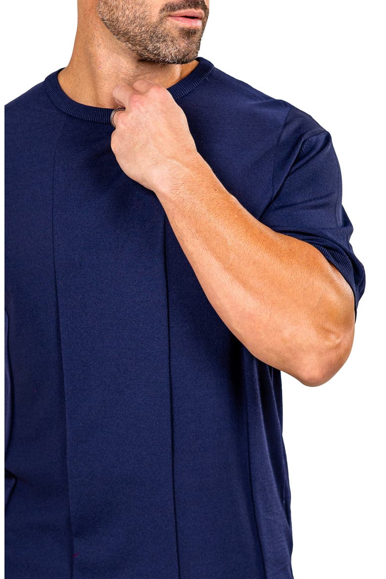 Marthy Blue Crewneck, Alternate, color, BLUE