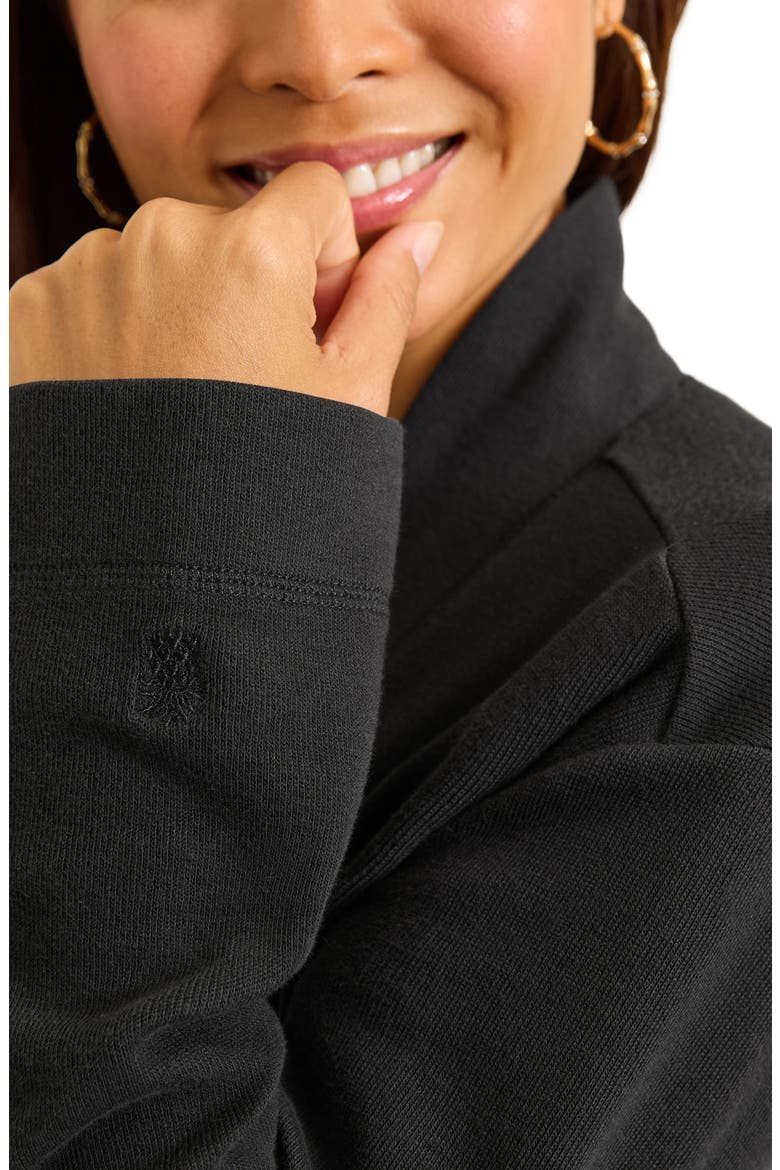 Aruba Open Front Cardigan, Alternate, color, BLACK
