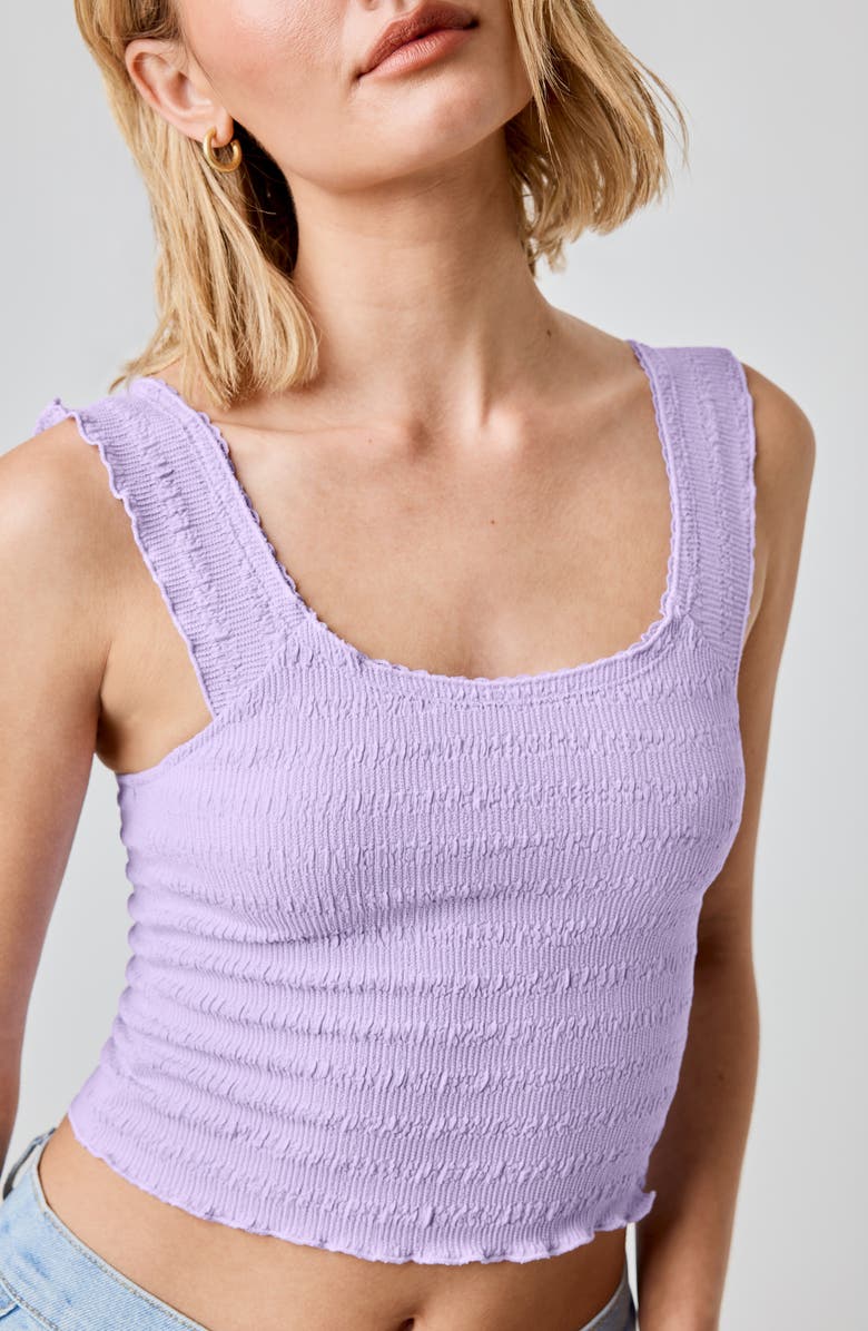Florence by Mills Lettuce Edge Tank, Alternate, color, Millie Lavender