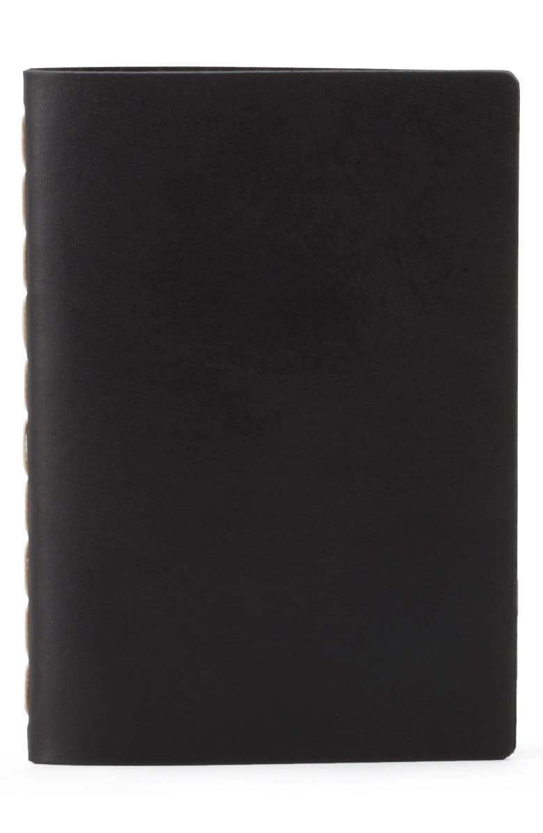Ezra Arthur Small Leather Notebook, Main, color,