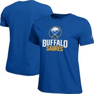 Champion Women's Champion Royal Buffalo Sabres Wordmark Lockup T-Shirt