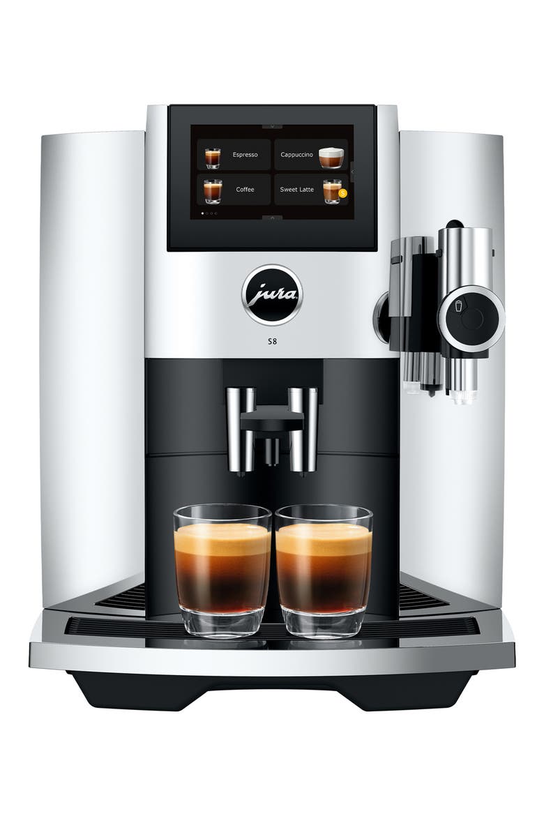 S8 Chrome Automatic Espresso Machine, Main, color, CHROME