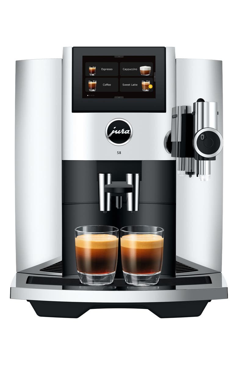 JURA S8 Chrome Automatic Espresso Machine, Main, color, Chrome