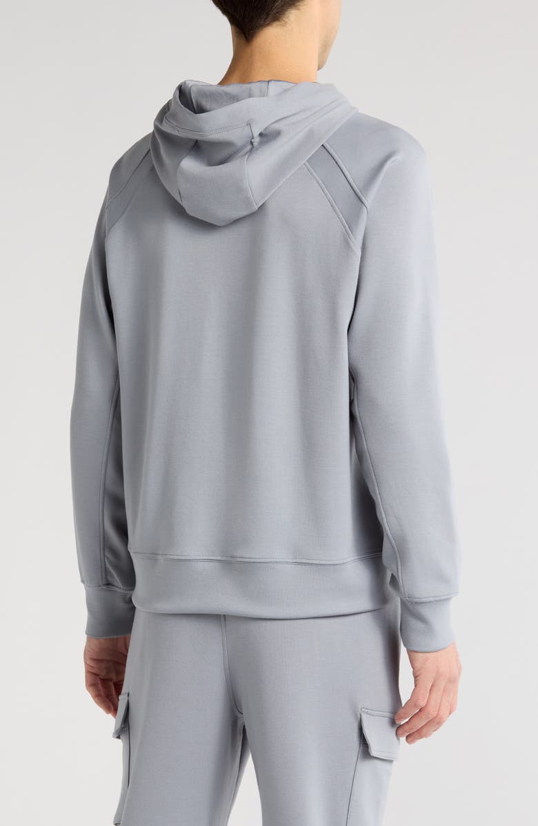 90 DEGREE BY REFLEX Cruiser Scuba Knit Hoodie, Alternate, color, Weathervane