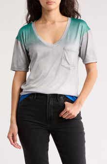 GO COUTURE V-Neck Pocket T-Shirt