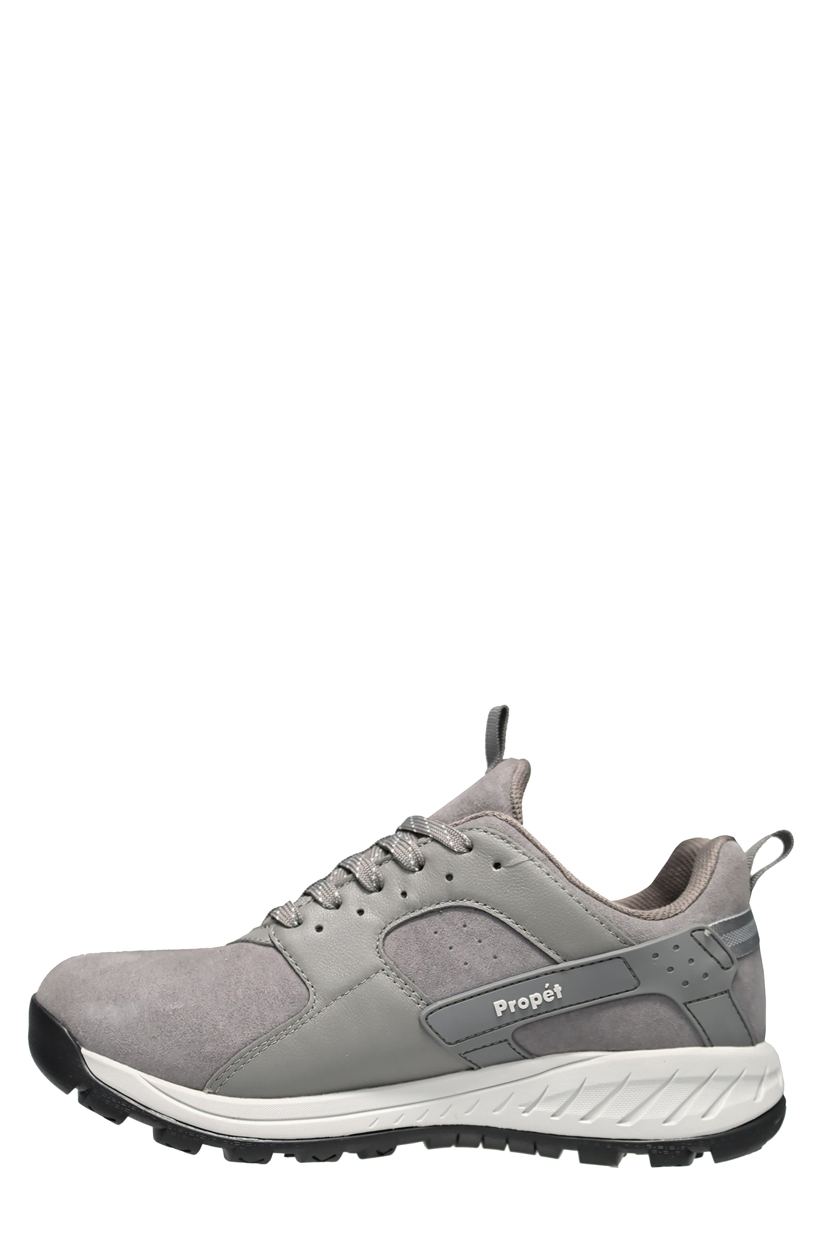 Visp Waterproof Hiking Shoe, Alternate, color, GREY SUEDE
