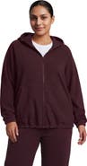 Lands' End Plus Size Anyweather Raindefense Fleece Full Zip Jacket