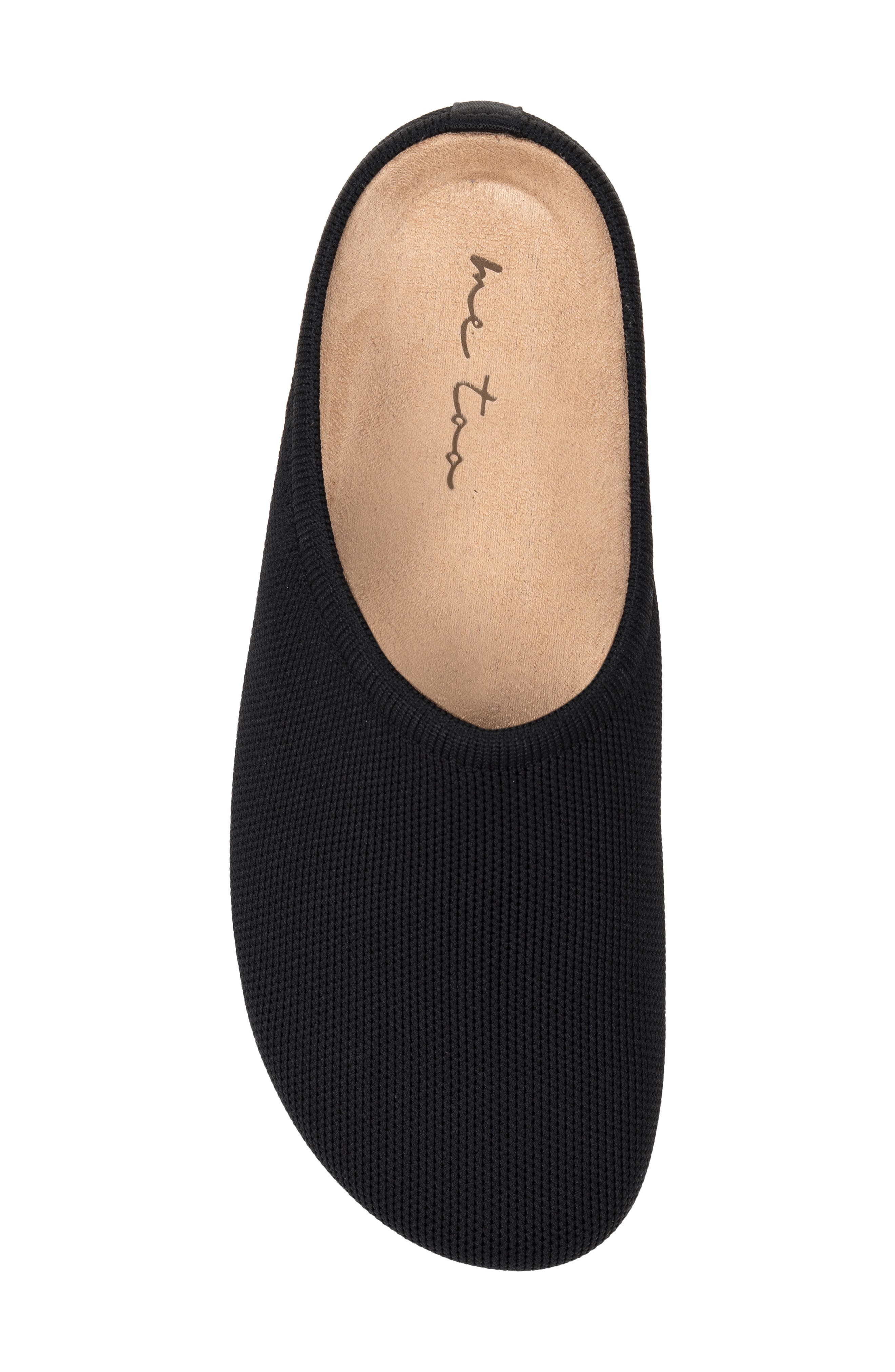 Bitsy Flat Mule, Alternate, color, BLACK
