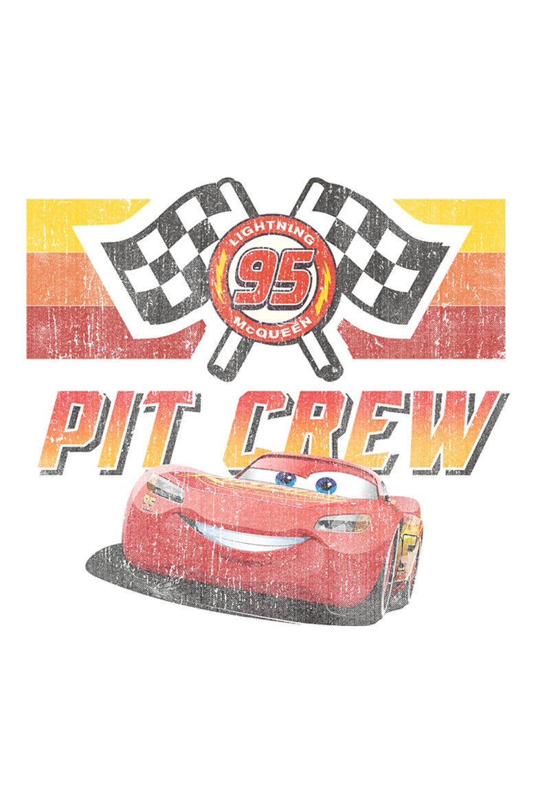 Men's Pit Crew Team Short Sleeve Graphic T-Shirt, Alternate, color, White