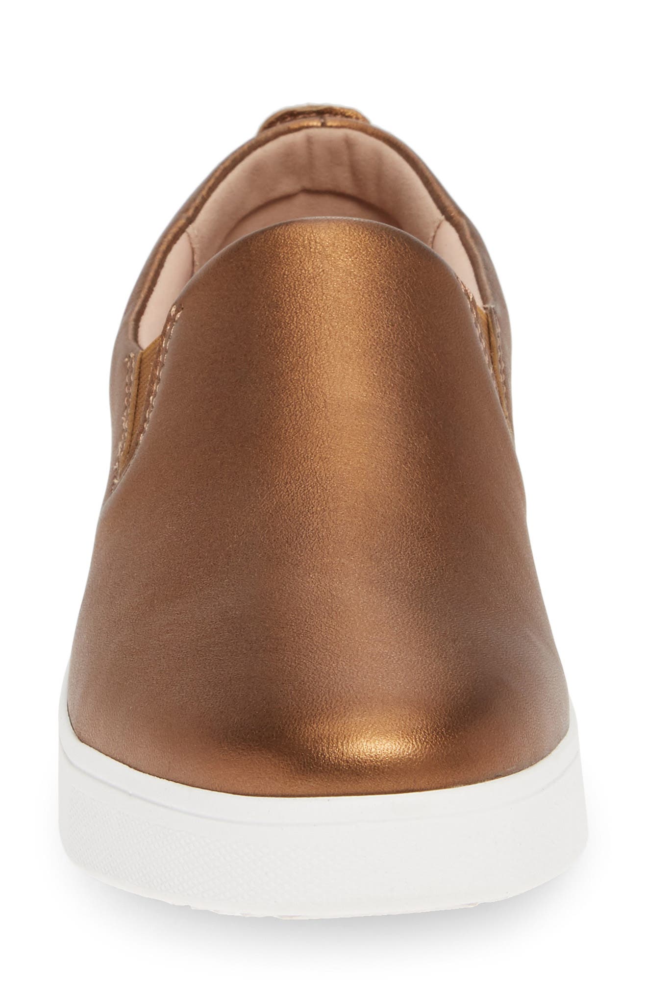 Sania Skates Slip-On Sneaker, Alternate, color, BRONZE LEATHER