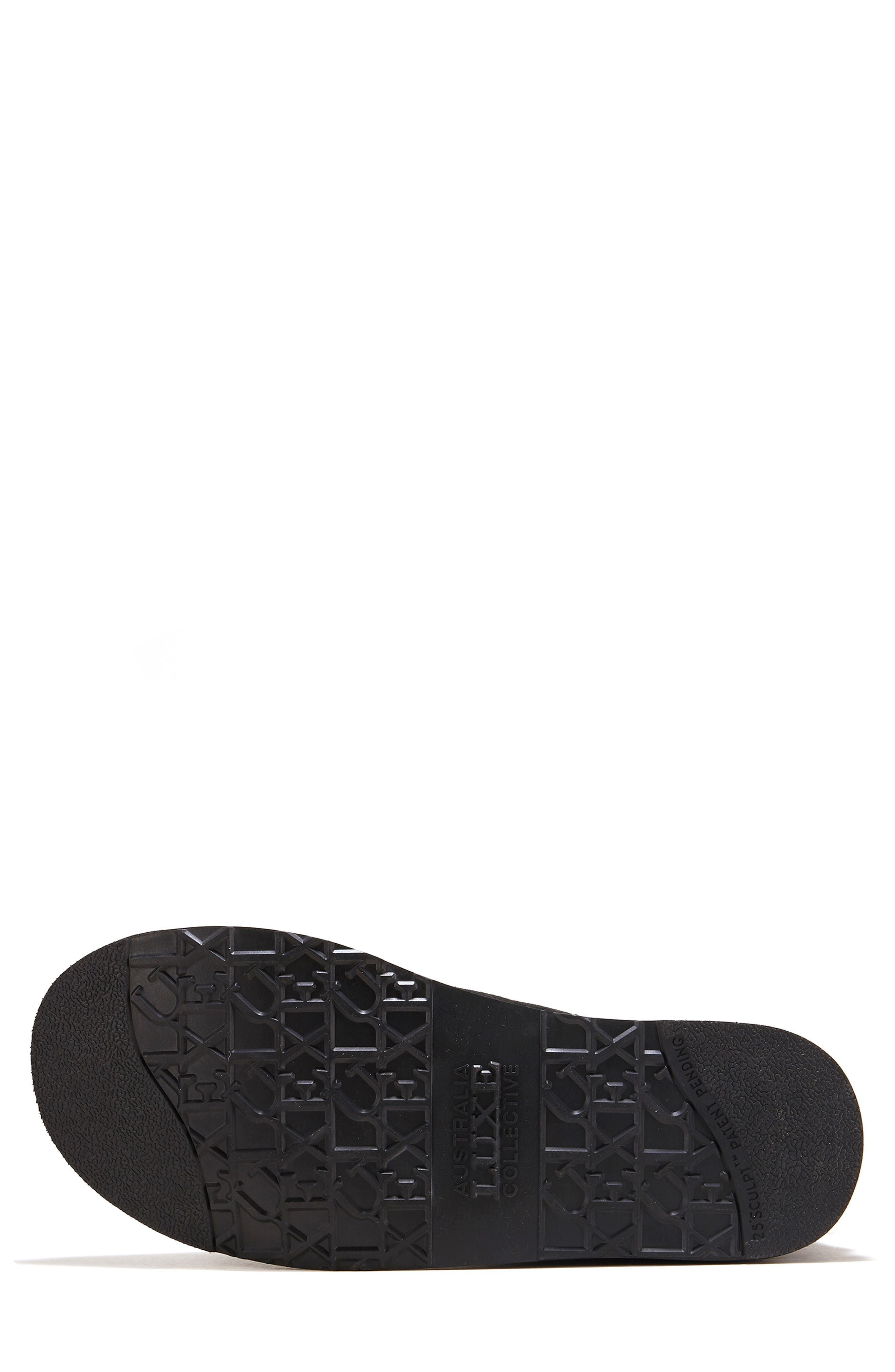 Australia Luxe Collective Cosy Genuine Shearling Extra Short Bootie, Alternate, color, Black