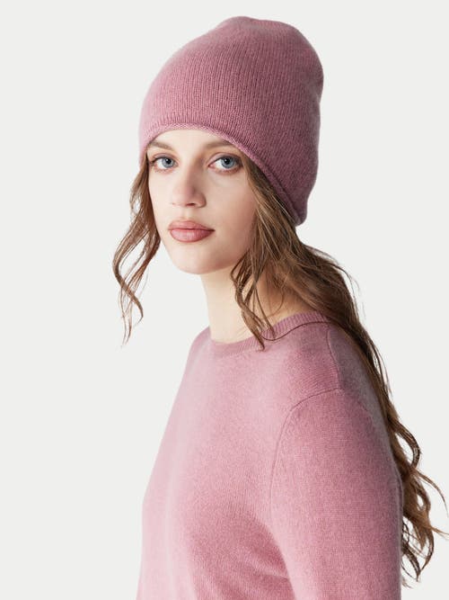 Gobi Mongolian Cashmere Cashmere Hat And Sweater Set In Lilas