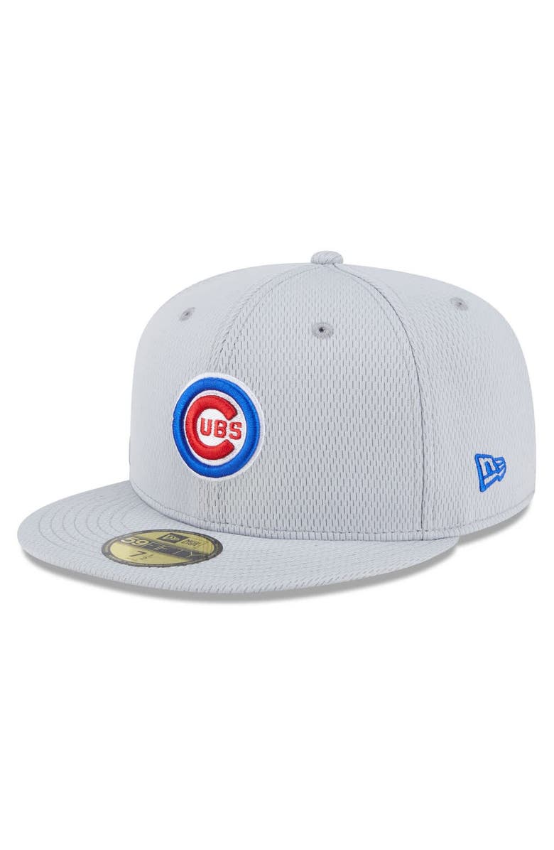 New Era Men's New Era Gray Chicago Cubs 2025 MLB Clubhouse 59FIFTY Fitted Hat, Alternate, color, Gray