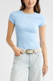 BP. Stretch Cotton Blend Baby Tee