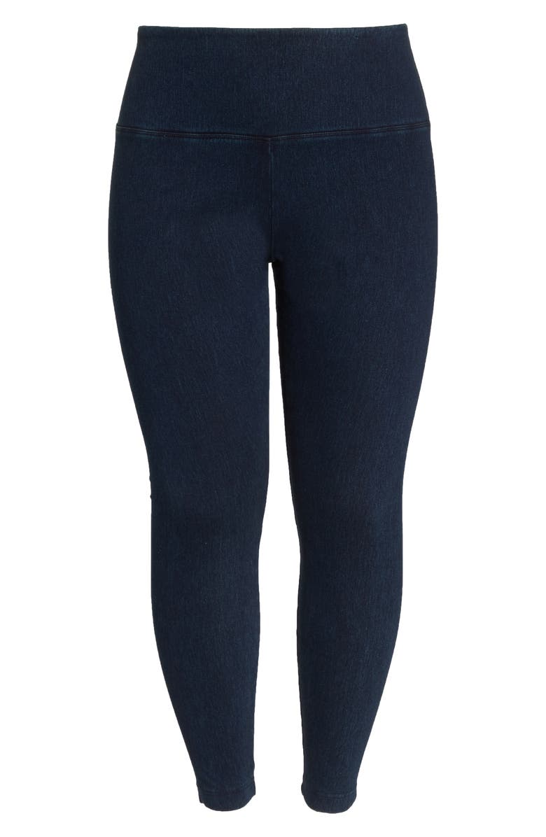Lysse 'Lyssentials High Rise Stretch Denim Leggings, Alternate, color, Indigo