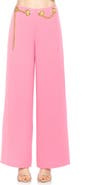 Alexia Admor Cassie Grommet High Waist Wide Leg Pants