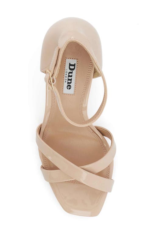 Dune London Malena Square Toe Sandal In Pink