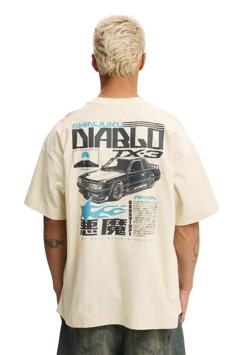 Men's Box Fit Graphic T-Shirt, Alternate, color, Creampuff  Diablo