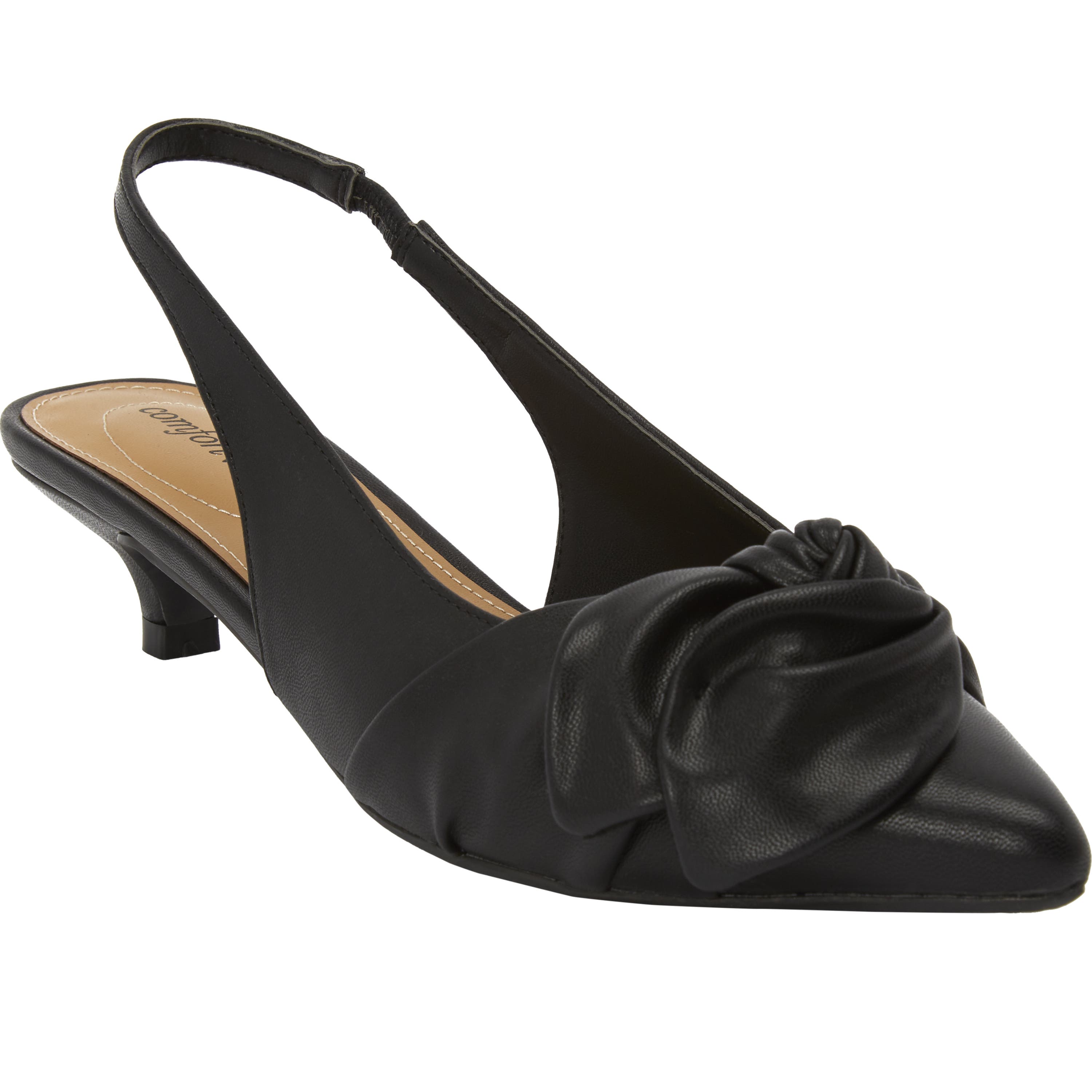 Comfortview The Tia Slingback, Main, color, Black