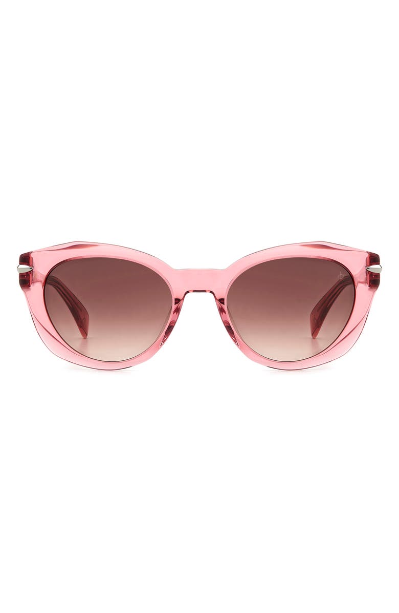 rag & bone 53mm Cat Eye Sunglasses, Main, color, Pink