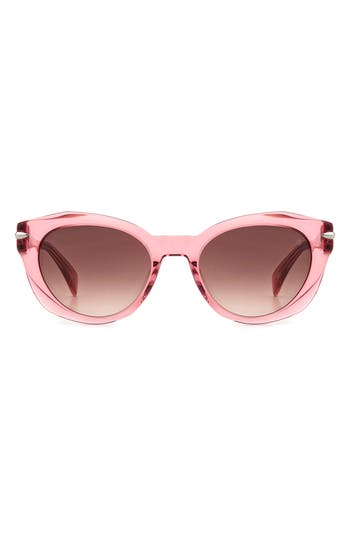 Rag & Bone 53mm Cat Eye Sunglasses In Pink