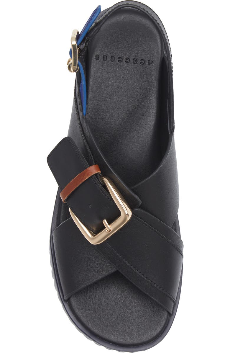 4CCCCEES Plia Juno Platform Slingback Sandal, Alternate, color, Black