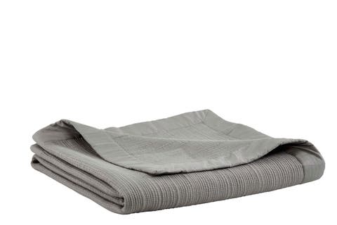 Laela Channel Stitch Cotton Coverlet