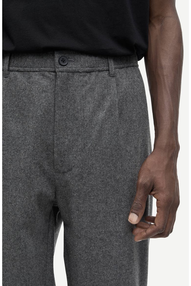 Sabertil Wool Blend Trousers, Alternate, color, DARK GREY