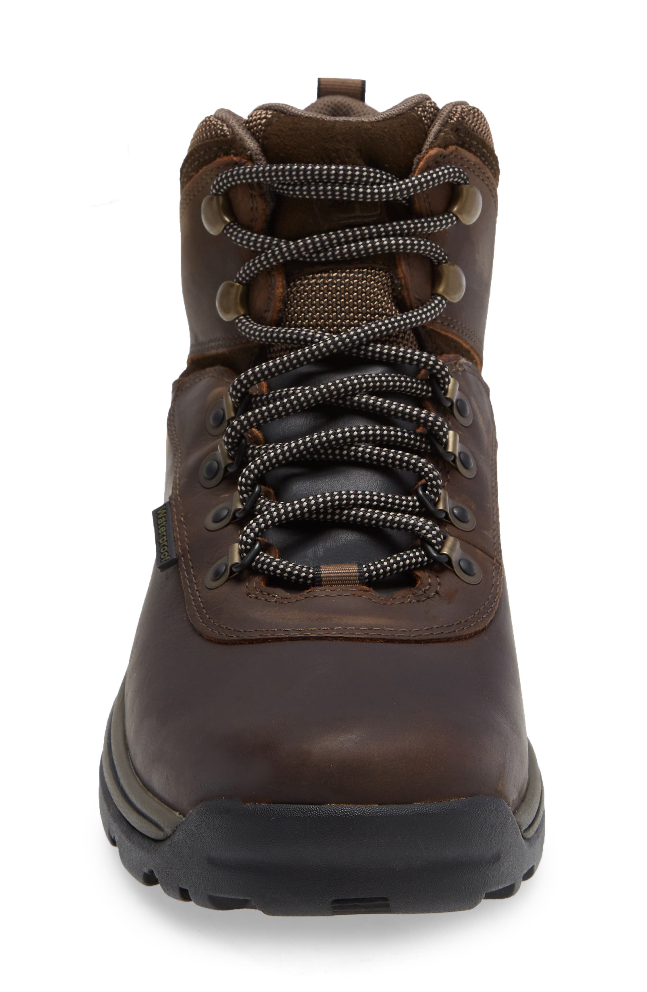 Timberland White Ledge Mid Waterproof Hiking Boot, Alternate, color, Medium Brown