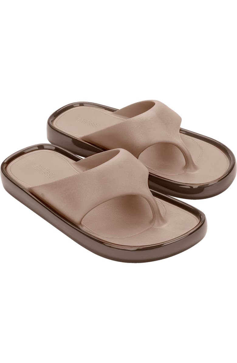 Melissa Float Flip Flop, Main, color, Beige