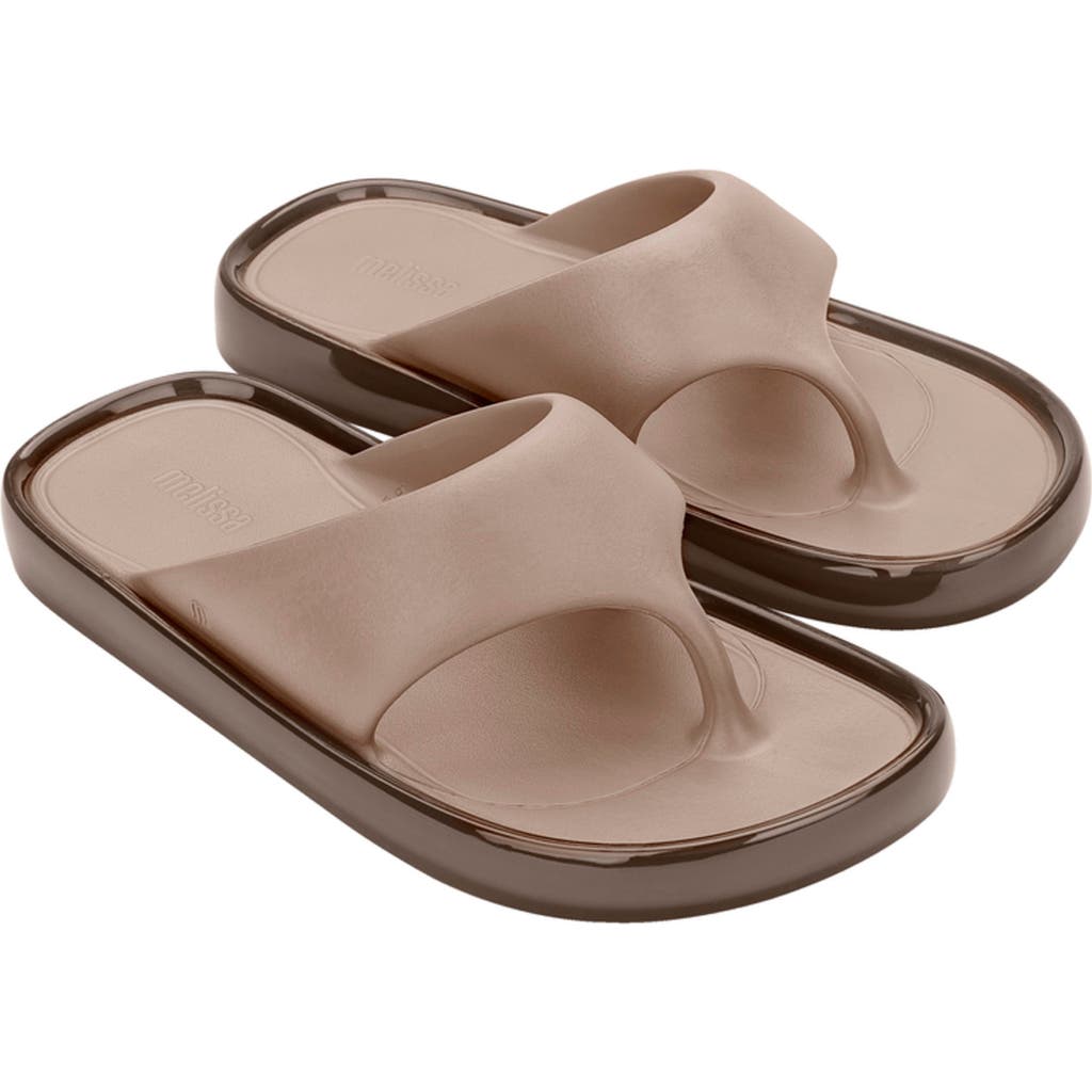 Melissa Float Jelly Thong Sandal In Beige, Women's At Urban Outfitters In Beige