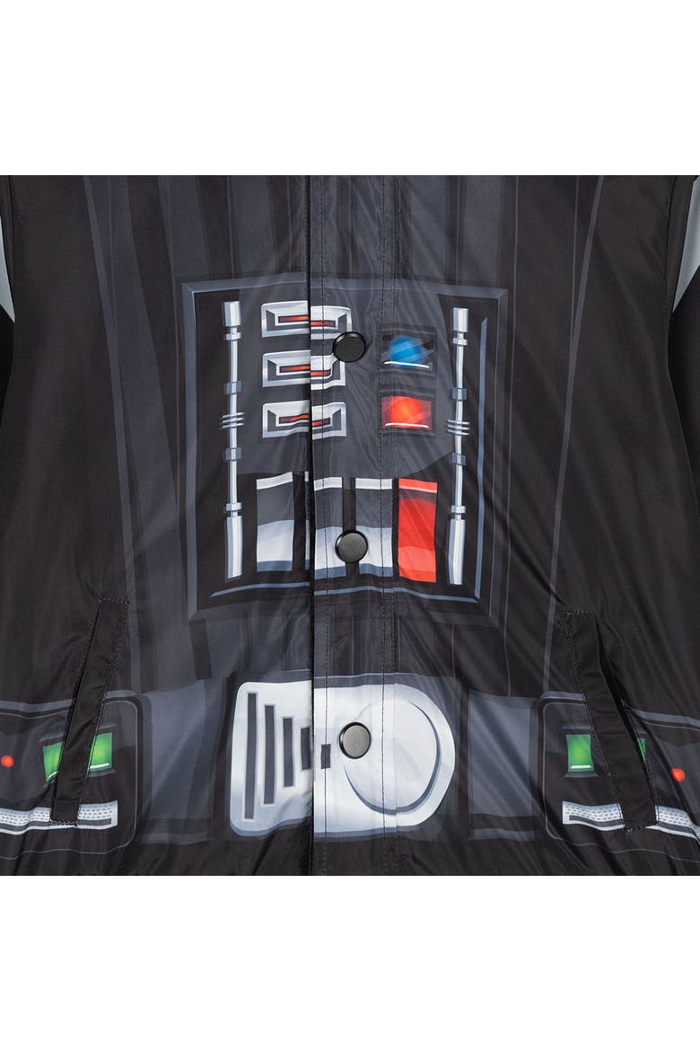 Darth Vader Cosplay Hooded Bomber Jacket, Alternate, color, Darth Vader Black